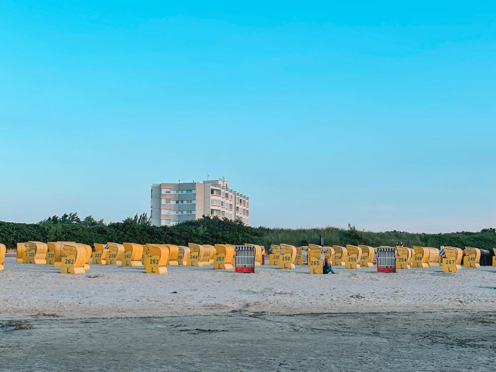 Modernes Apartment Direkt Am Strand Cuxhaven Esterno foto